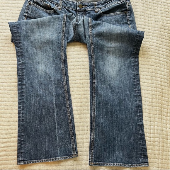 NY&C Bootcut Blue Jeans Low Rise Curvy Size 14 Petite. - Picture 6 of 8